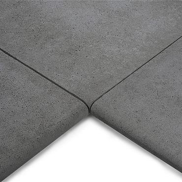 Schellevis ZWEMBADRAND HOEK (100X100X5 CM) ANTRACIET