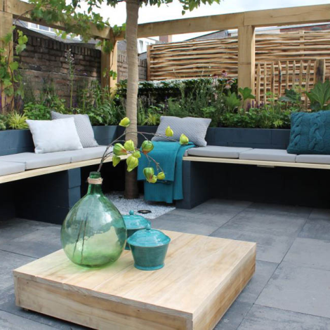 Plaza Plus F30 60x60x6 Grijs-zwart