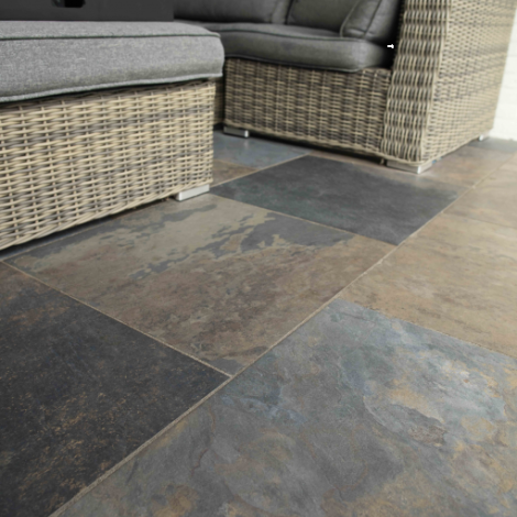 Keramiek Ardesie 60x60x2 Arcobaleno AD03