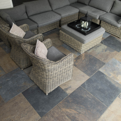 Keramiek Ardesie 60x60x2 Arcobaleno AD03