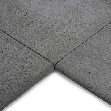 Schellevis ZWEMBADRAND HOEK (100X100X5 CM) ANTRACIET