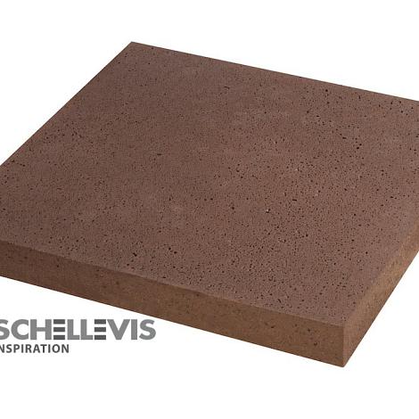 GROTE TEGEL 80X80X5 CM ROODBRUIN