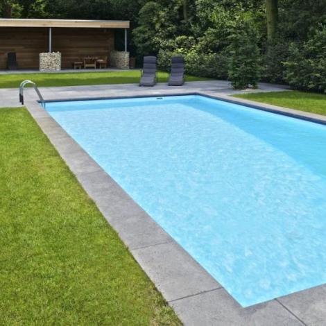 Oud Hollands ZWEMBADRAND 100X40X5 CM Grijs