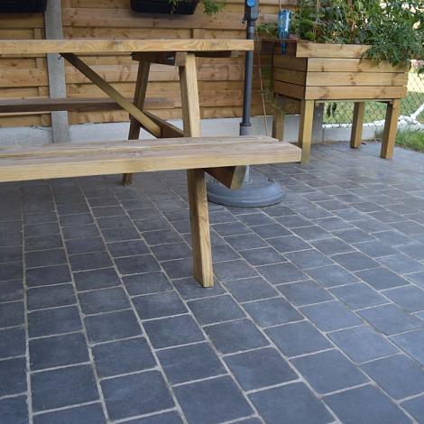 Rustic 15,5X15,5X6 belgian blue