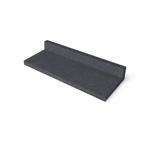 Oud Hollands TRAPTREDE L-VORM 100X40X15 CM Antraciet