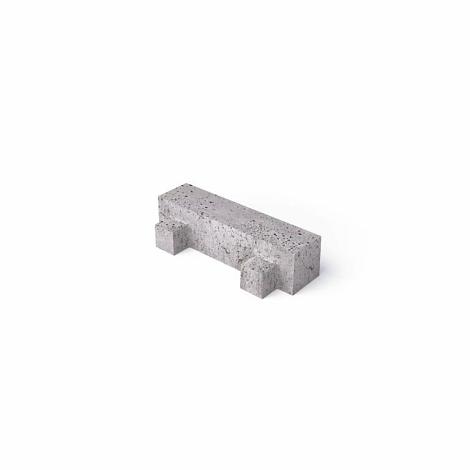 BETONKLINKER 40X10X10 CM MET NOK GRIJS