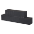 Patioblok Antraciet 45x15x15cm strak