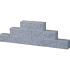 Gevelst. Rox 29x9x8,9 noors grijs