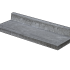 Oud Hollands TRAPTREDE L-VORM 100X40X15 CM Antraciet