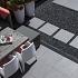 GeoCeramica® 60x60x4 Quartier Dark Grey