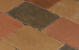 MB Drumstone 20x20x6 brons genuanceerd