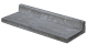 Oud Hollands TRAPTREDE L-VORM 100X40X15 CM Antraciet