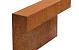 Stapelblok afdekker 15x200x15/43 cm Corten
