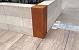 Stapelblok afdek hoek 15x15x43 cm Corten