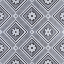 GeoCeramica® 60x60x4 Concreet Flower dec