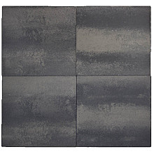 Terratops 60x60x4,7 Grijs/Zwart