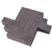 Oud Hollands KLEINPLAVEISEL 15X5X7 CM Antraciet