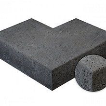 Oud Hollands TRAP HOEKSTUK 90° (40/20) BUITEN ANTRA. 60X60 CM