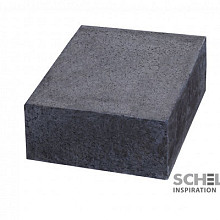 Oud Hollands HALVE TRAPTREDE 50X37X15 CM Antraciet