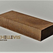 TRAPTREDE 100X40X20 CM ROODBRUIN