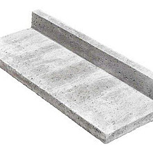 Oud Hollands TRAPTREDE L-VORM 100X40X15 CM Grijs