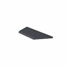 ZWEMBADRAND HOEK LINKS (100/60X40X5 CM) ANTRACIET